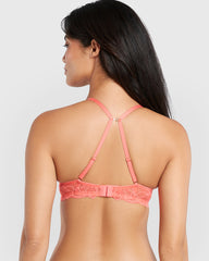 La Senza Beyond Sexy Gel Padding Plunge Bra Red / 34B