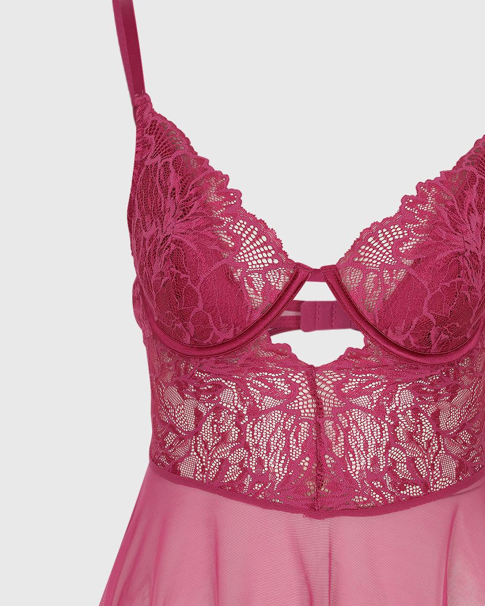 La Senza Sexy Sleep Cupped Babydoll Mesh Lingerie La Senza Sexy Sleep Cupped Babydoll Mesh Lingerie