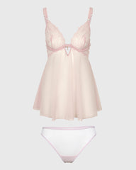 La Senza Sexy Sleep Uncupped Babydoll Mesh Lingerie