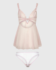 La Senza Sexy Sleep Uncupped Babydoll Mesh Lingerie