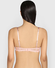 La Senza Beyond Sexy Plunge Gel Padding Bra ROYAL PINK / 34B