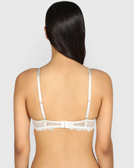 La Senza Beyond Sexy Plunge Gel Padding Bra DAWN BLUE / 34B