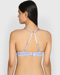 La Senza Beyond Sexy Plunge Gel Padding Bra PERIWINKLE DREAM / 34B