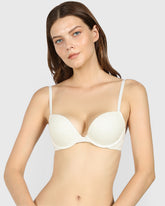 La Senza Trendy Plunge Bra Ivory / 34B