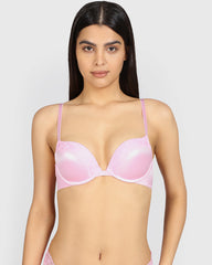 La Senza Beyond Sexy Plunge Gel Padding Bra LILAC SACHET / 34B