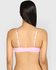 La Senza Hello Sugar Plunge Double Pushup Bra LILAC SACHET / 34B