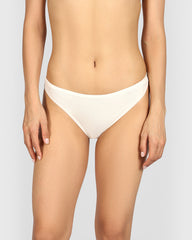 La Senza Remix Cotton Bikini PEARLED IVORY / M