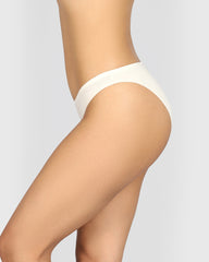 La Senza Remix Cotton Bikini PEARLED IVORY / M