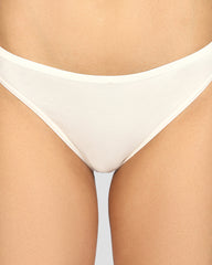 La Senza Remix Cotton Bikini PEARLED IVORY / M