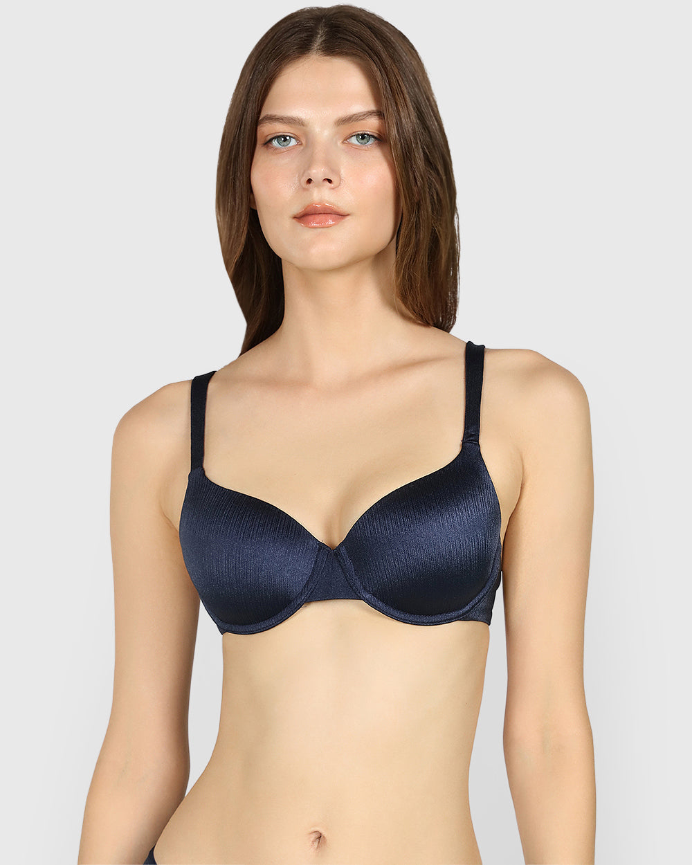 La Senza Lightly Lined Full Coverage Bra Dark Blue / 34B
