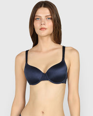 La Senza Lightly Lined Full Coverage Bra Dark Blue / 34B