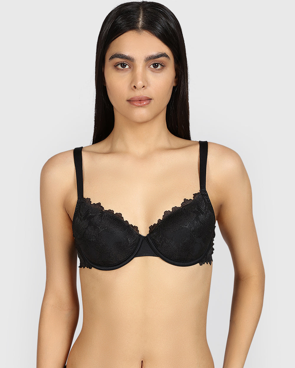 La Senza So Sexy Full Coverage Lightly Lined Bra TUXEDO BLACK / 34B