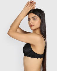 La Senza So Sexy Full Coverage Lightly Lined Bra TUXEDO BLACK / 34B