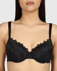 La Senza So Sexy Full Coverage Lightly Lined Bra TUXEDO BLACK / 34B