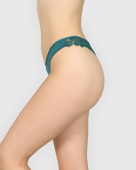 La Senza Diva Thong Panty Dark Green / M
