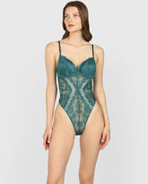 La Senza Wired Bodysuits Dark Green / M