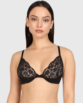 La Senza Costume Costume Bra Lingerie Tuxedo Black / M