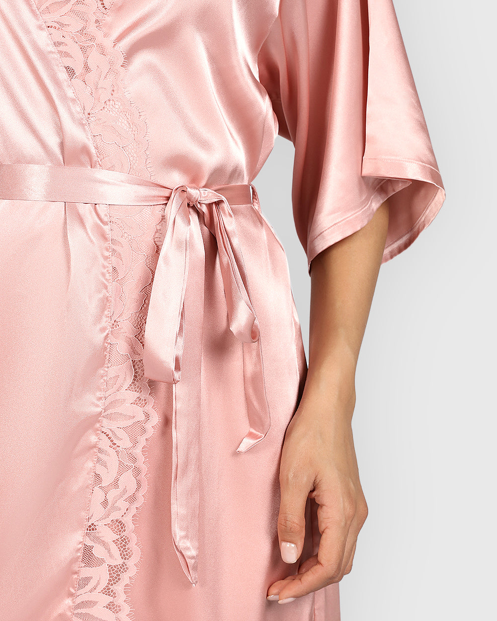La Senza Sexy Sleep Satin Robe ROYAL PINK / S/M La Senza Sexy Sleep Satin Robe ROYAL PINK / S/M