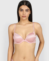 La Senza Hello Sugar Plunge Double Pushup Bra ROYAL PINK / 34B