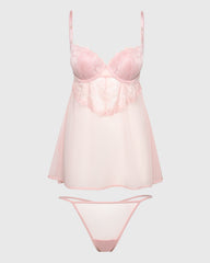 La Senza Sexy Sleep Cupped Mesh Babydoll