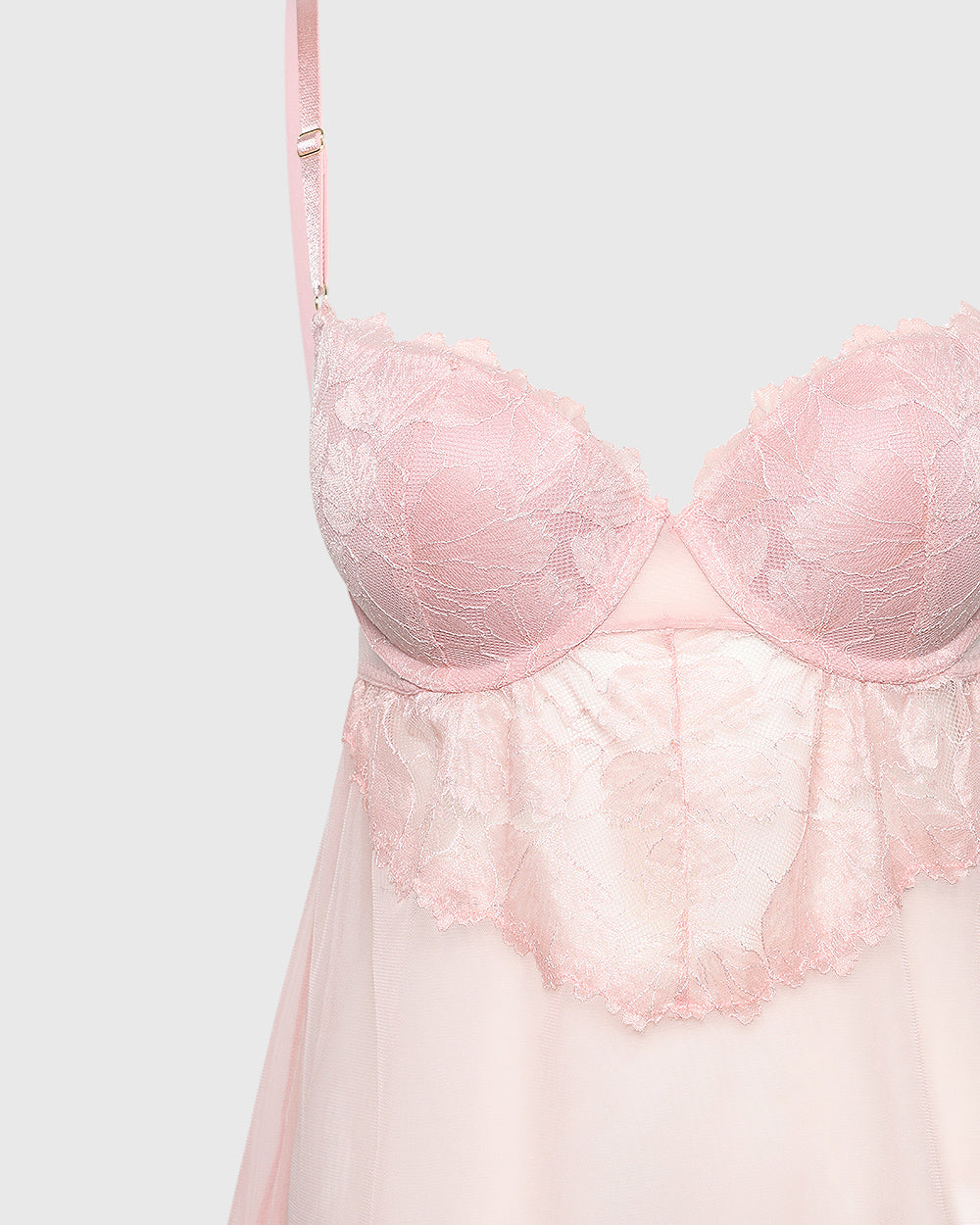 La Senza Sexy Sleep Cupped Mesh Babydoll La Senza Sexy Sleep Cupped Mesh Babydoll