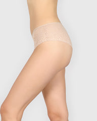 La Senza Obvious Lace Cheeky panty Beige / M