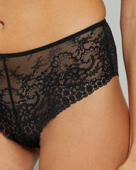 LA SENZA LACE SEXY BLACK PANTIES Black / S