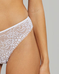 LA SENZA LACE SEXY WHITE PANTIES White / S