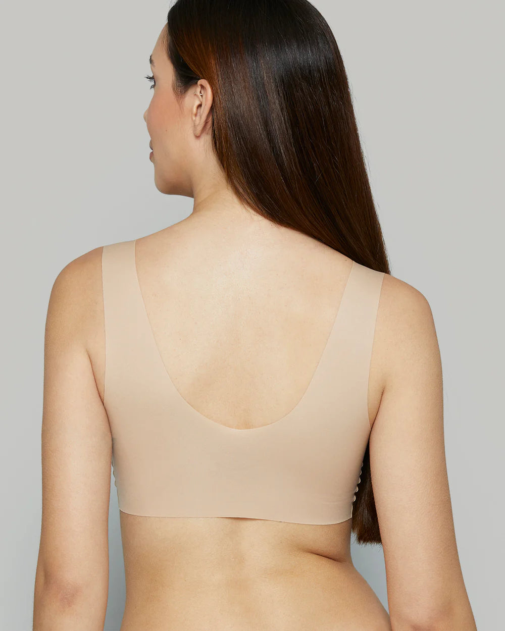 Isla & Evie Beige Crop Top With Removable Pad Bra Isla & Evie Beige Crop Top With Removable Pad Bra