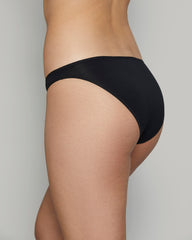 LA SENZA SOLID ULTRASOFT BLACK PANTIES 03YZ / M