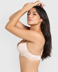 La Senza Sexy Gel Padding Plunge Bra NUDE / 34B