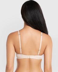 La Senza Sexy Gel Padding Plunge Bra NUDE / 34B