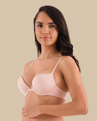 La Senza Sexy Gel Padding Plunge Bra LIGHT PINK / 34B