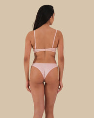 La Senza Sexy Double Pushup Plunge Bra LIGHT PINK / 34B