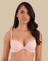 La Senza Sexy Double Pushup Plunge Bra LIGHT PINK / 34B
