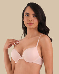 La Senza Sexy Double Pushup Plunge Bra LIGHT PINK / 34B