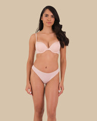 La Senza Sexy Double Pushup Plunge Bra LIGHT PINK / 34B