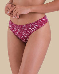 LA SENZA COTTON DOT PRINT TRENDY THONG Multicolour / S