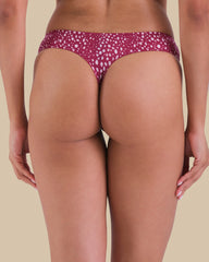 LA SENZA COTTON DOT PRINT TRENDY THONG Multicolour / S