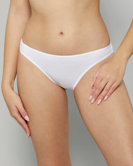 LA SENZA TRENDY ULTRASOFT WHITE BIKINI PANTIES 601 / M