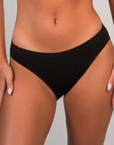 Isla & Evie Everyday Bikini Panties Black / MED
