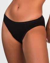 Isla & Evie Everyday Bikini Panties Black / MED