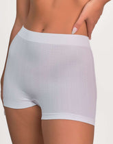 Isla & Evie Trendy Boyshort Panties White / MED