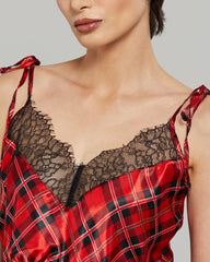 ISLA & EVIE SEXY SLEEP CAMI SET MULBERRY / S