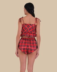 ISLA & EVIE SEXY SLEEP CAMI SET MULBERRY / S