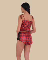 ISLA & EVIE SEXY SLEEP CAMI SET MULBERRY / S