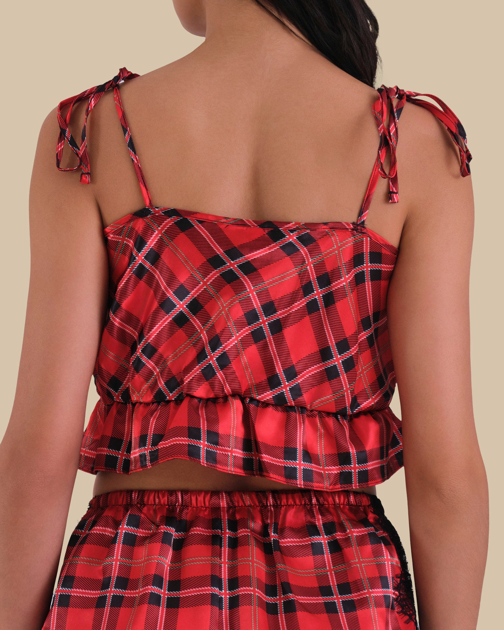 ISLA & EVIE SEXY SLEEP CAMI SET MULBERRY / S