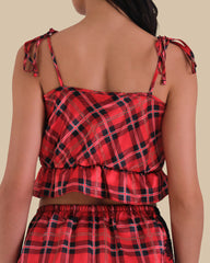 ISLA & EVIE SEXY SLEEP CAMI SET MULBERRY / S