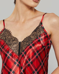 ISLA & EVIE SEXY SLEEP SLIP MULBERRY / S