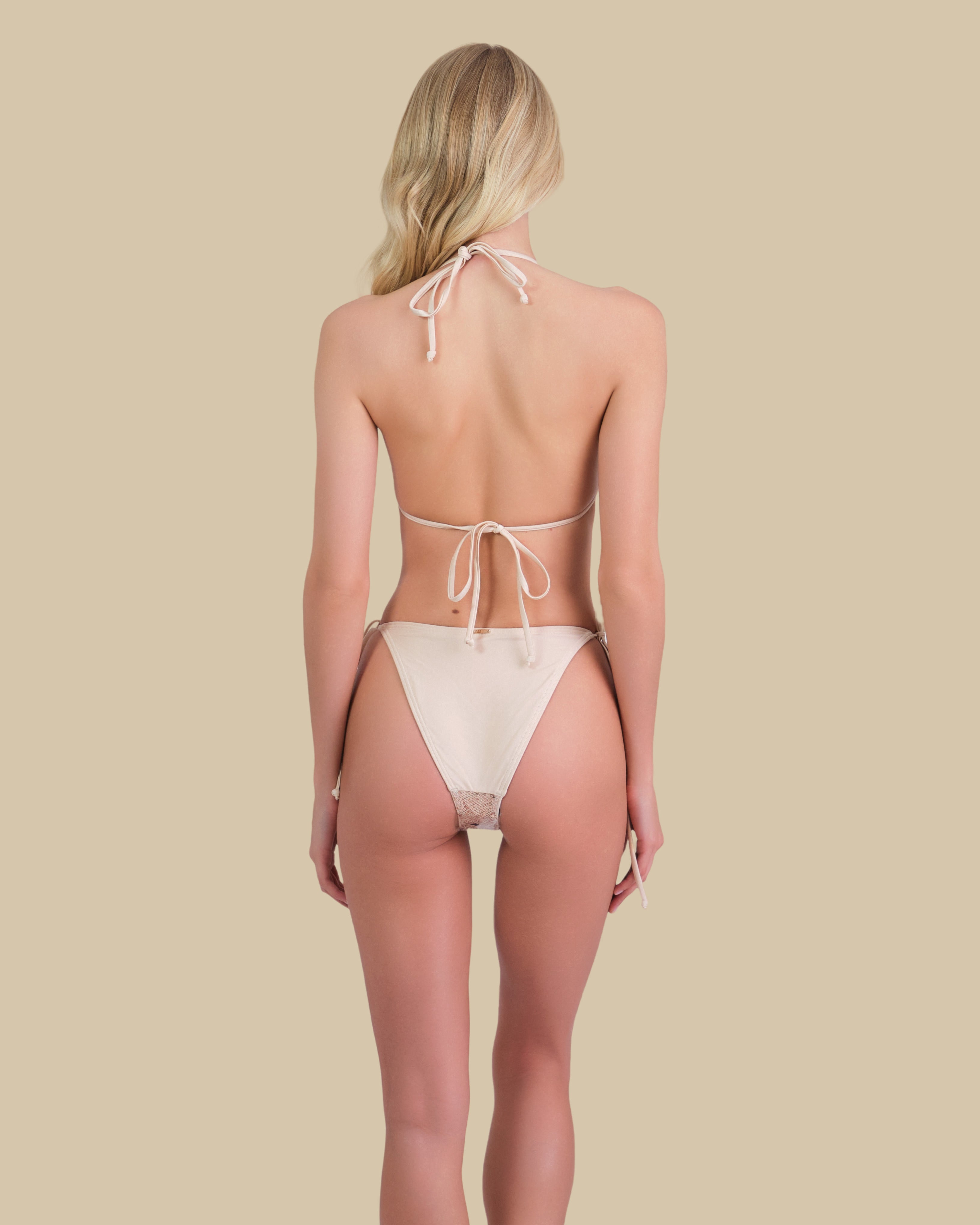 Isla & Evie Sequin Tie Side Bikini Briefs Isla & Evie Sequin Tie Side Bikini Briefs